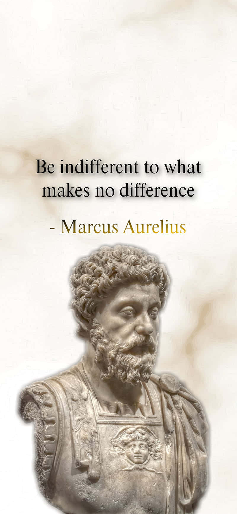 Marcus Aurelius Indifference Quote Wallpaper