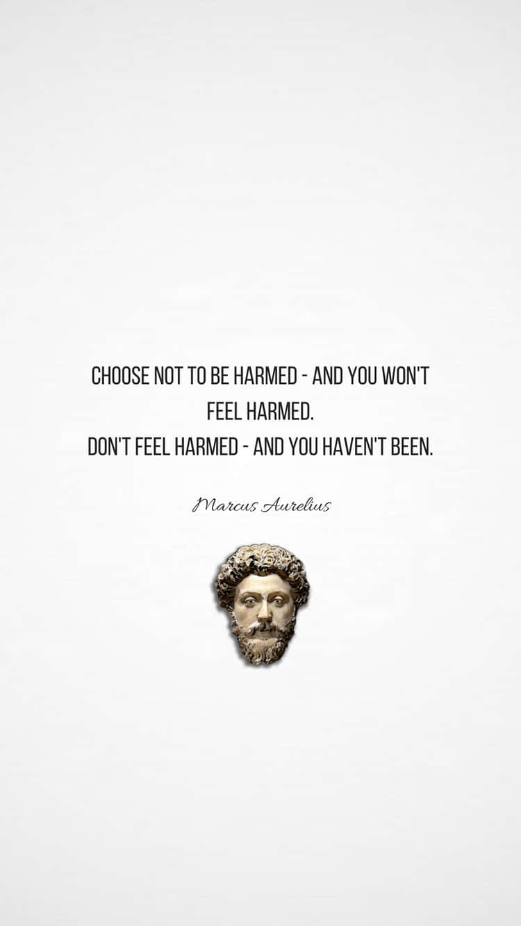 Marcus Aurelius Philosophical Quote Wallpaper