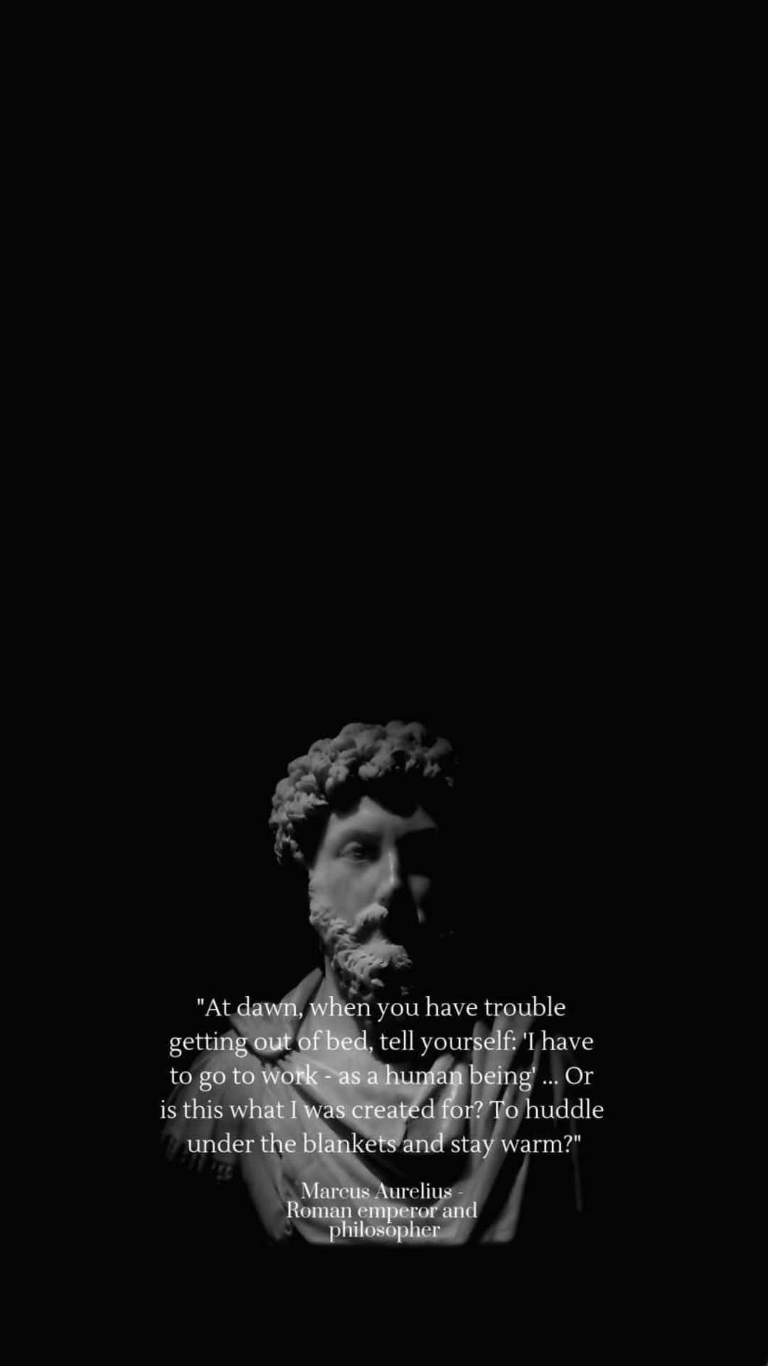 Marcus Aurelius Philosophical Quote Wallpaper
