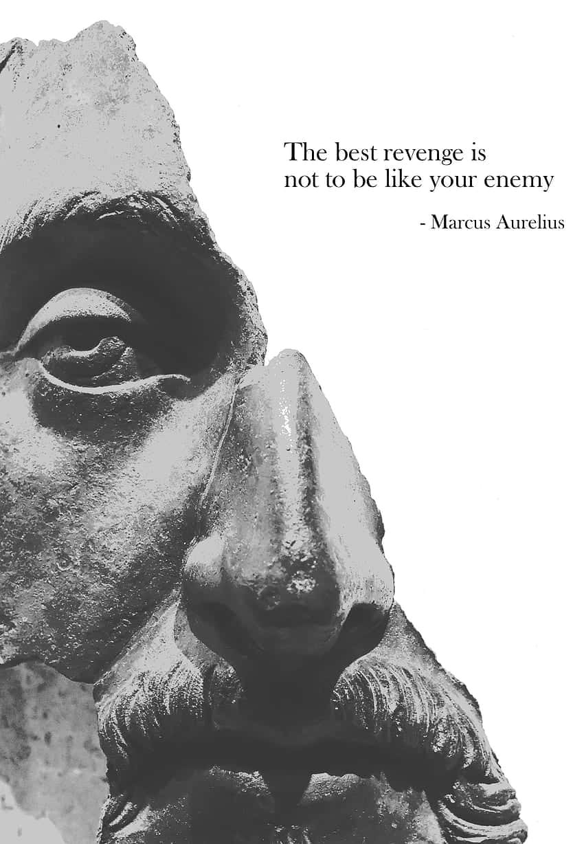 Marcus Aurelius Quote Sculpture Wallpaper