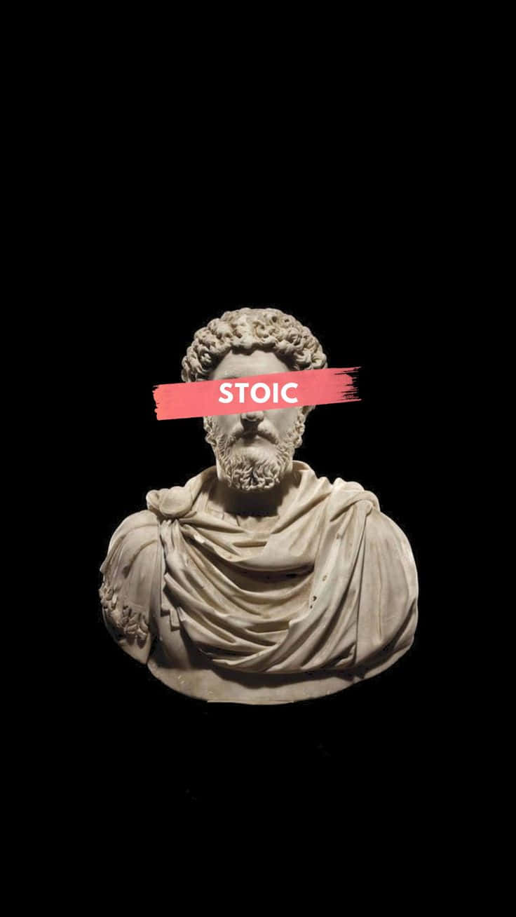 Marcus Aurelius Stoic Bust Wallpaper