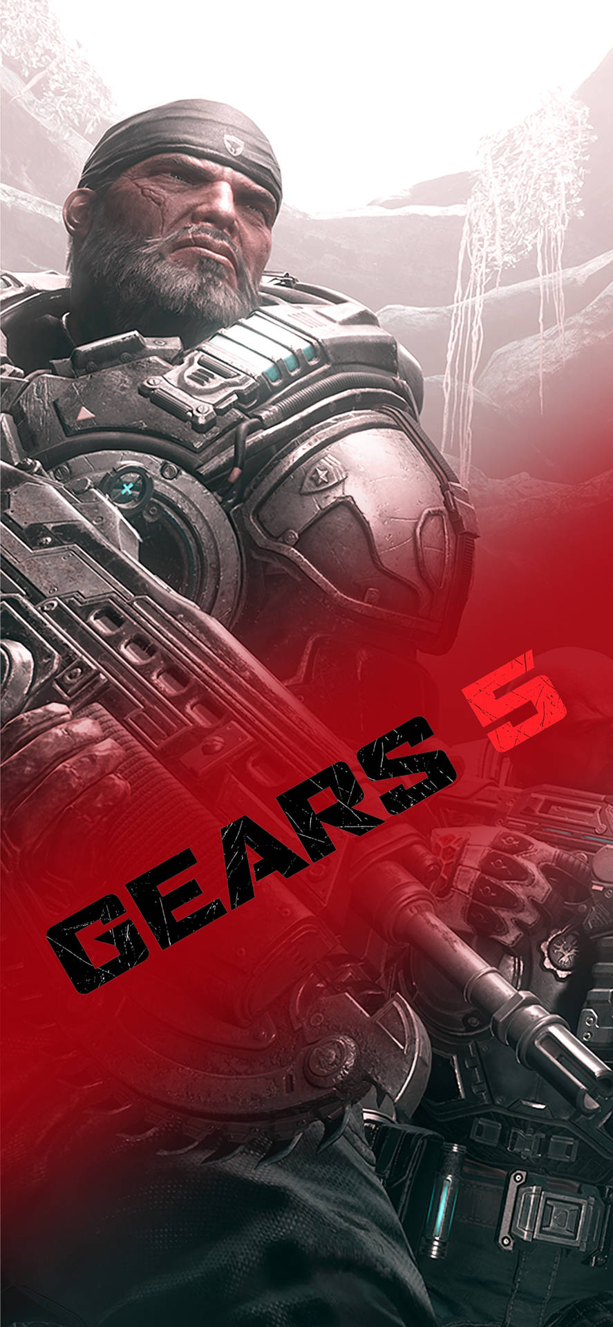 Marcus Holding Mark 3 Rifle Gears 5 Iphone Wallpaper