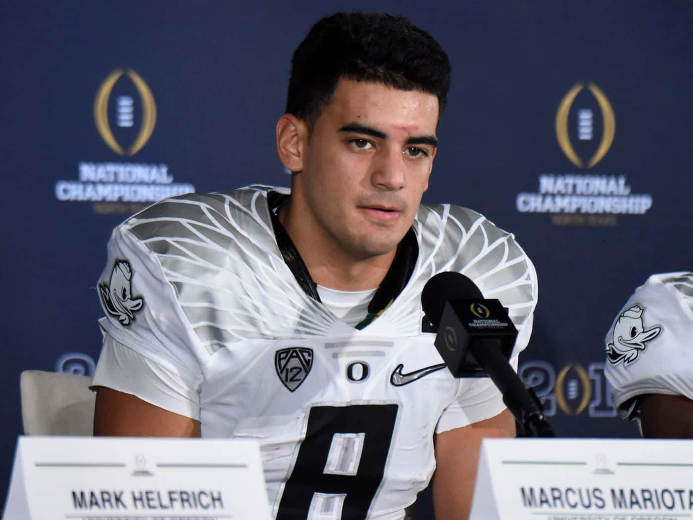 Marcus Mariota Press Conference Wallpaper