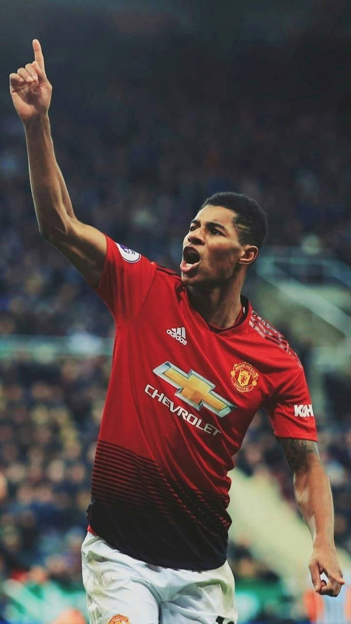 Marcus Rashford HD Mobile Wallpapers at Manchester United  Man Utd Core