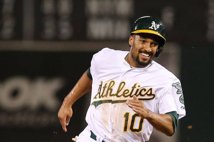 Marcus Semien Confidently Posing On The Pitch Wallpaper