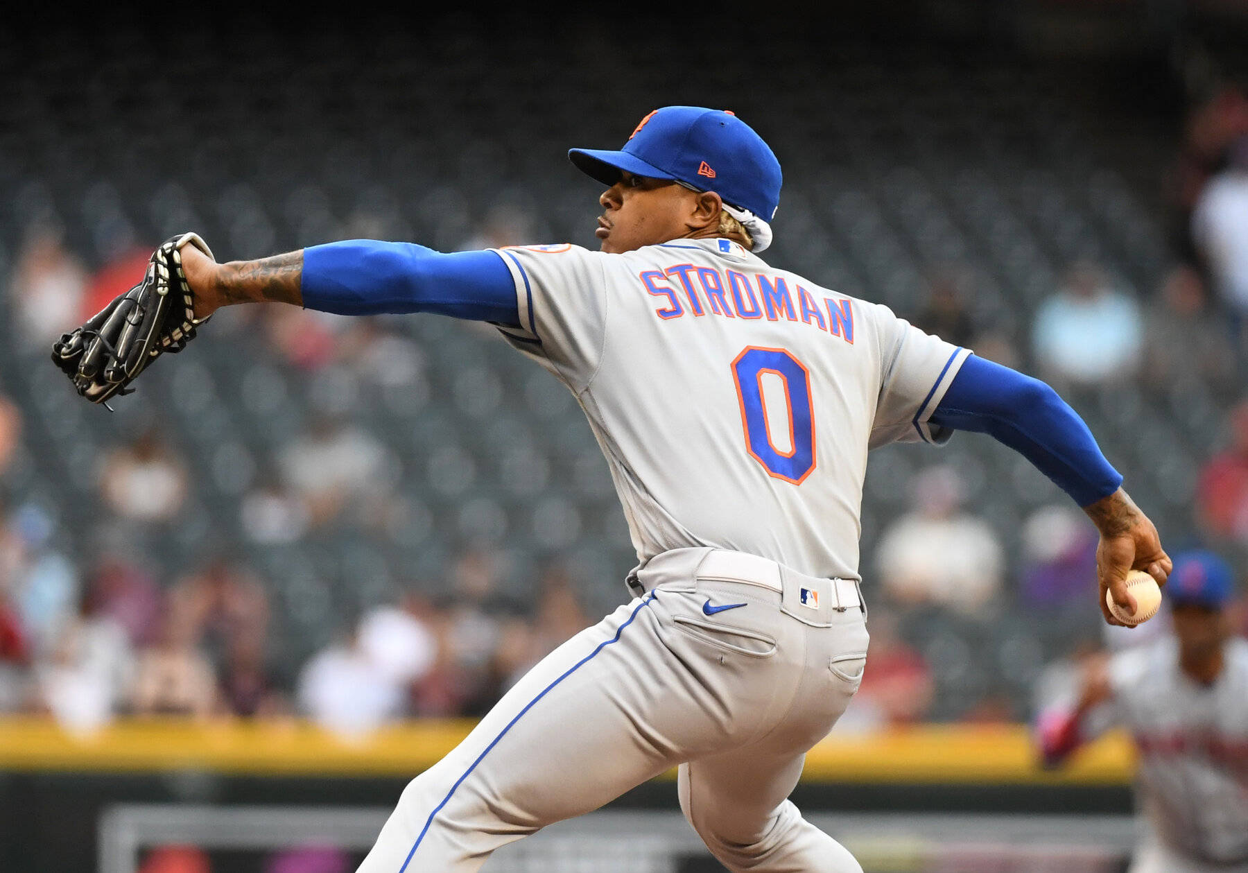 Download Marcus Stroman Extended Arms Wallpaper