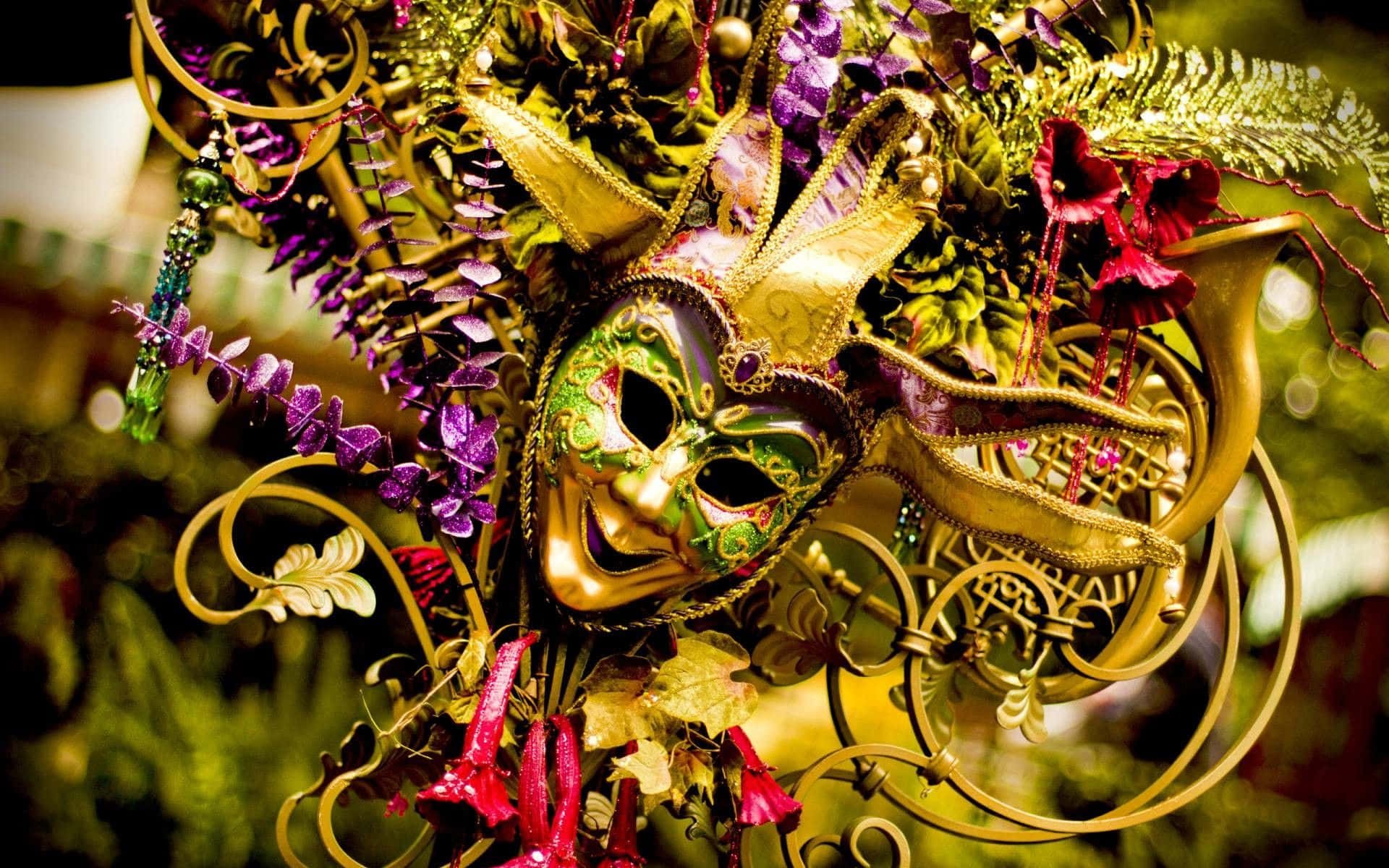 Celebrate Mardi Gras in New Orleans Wallpaper