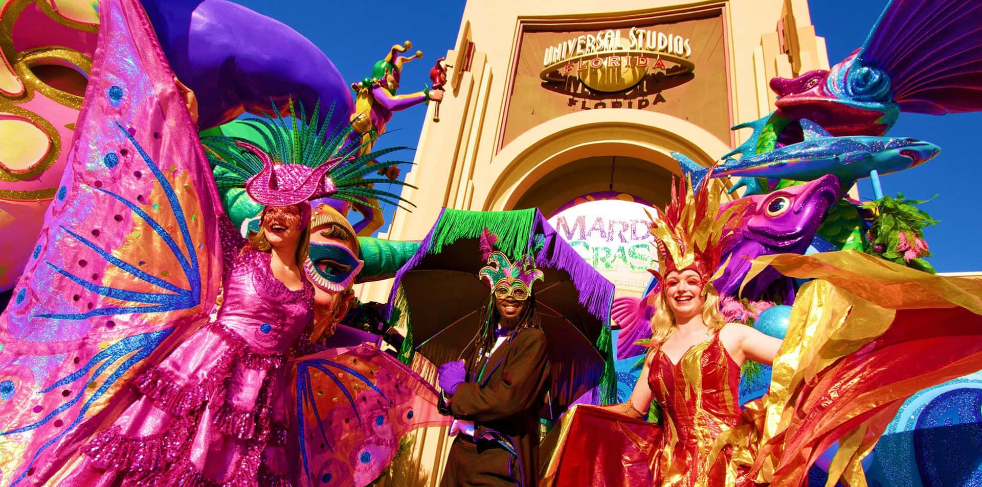 Mardi Gras Universal Studios Orlando Wallpaper
