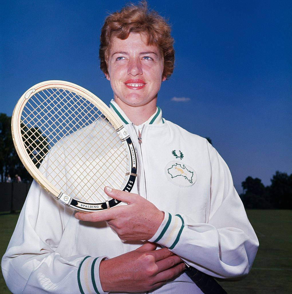 Caption: "Margaret Court - An Icon of Australian Tennis" Wallpaper