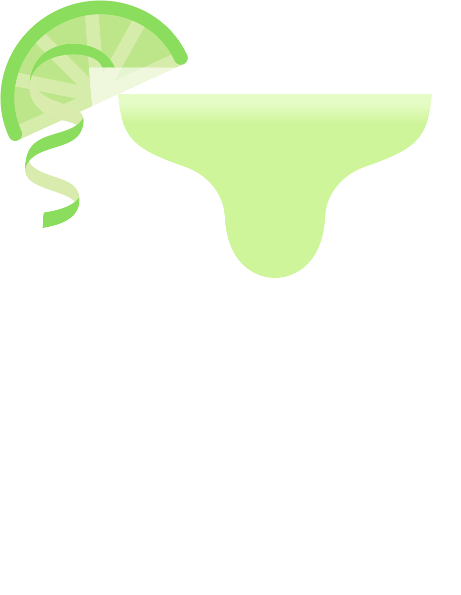 Margarita Cocktail Clipart PNG