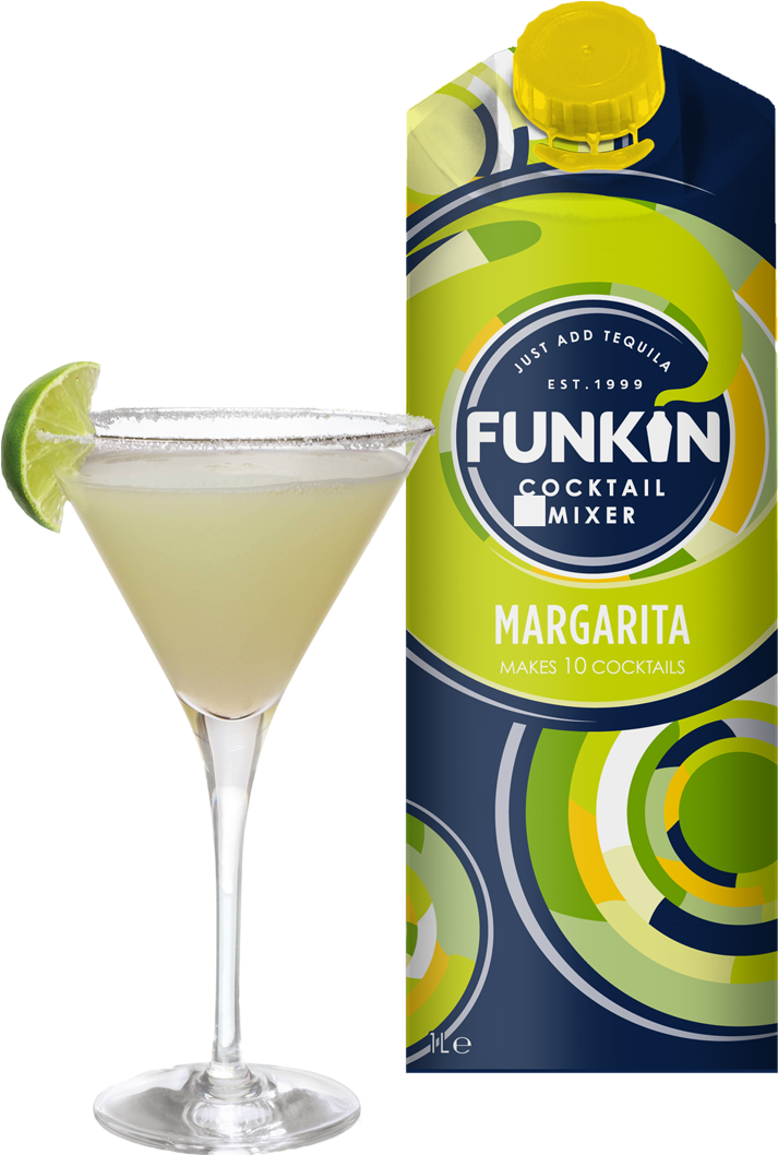 Margarita Cocktail Mixer Bottle PNG