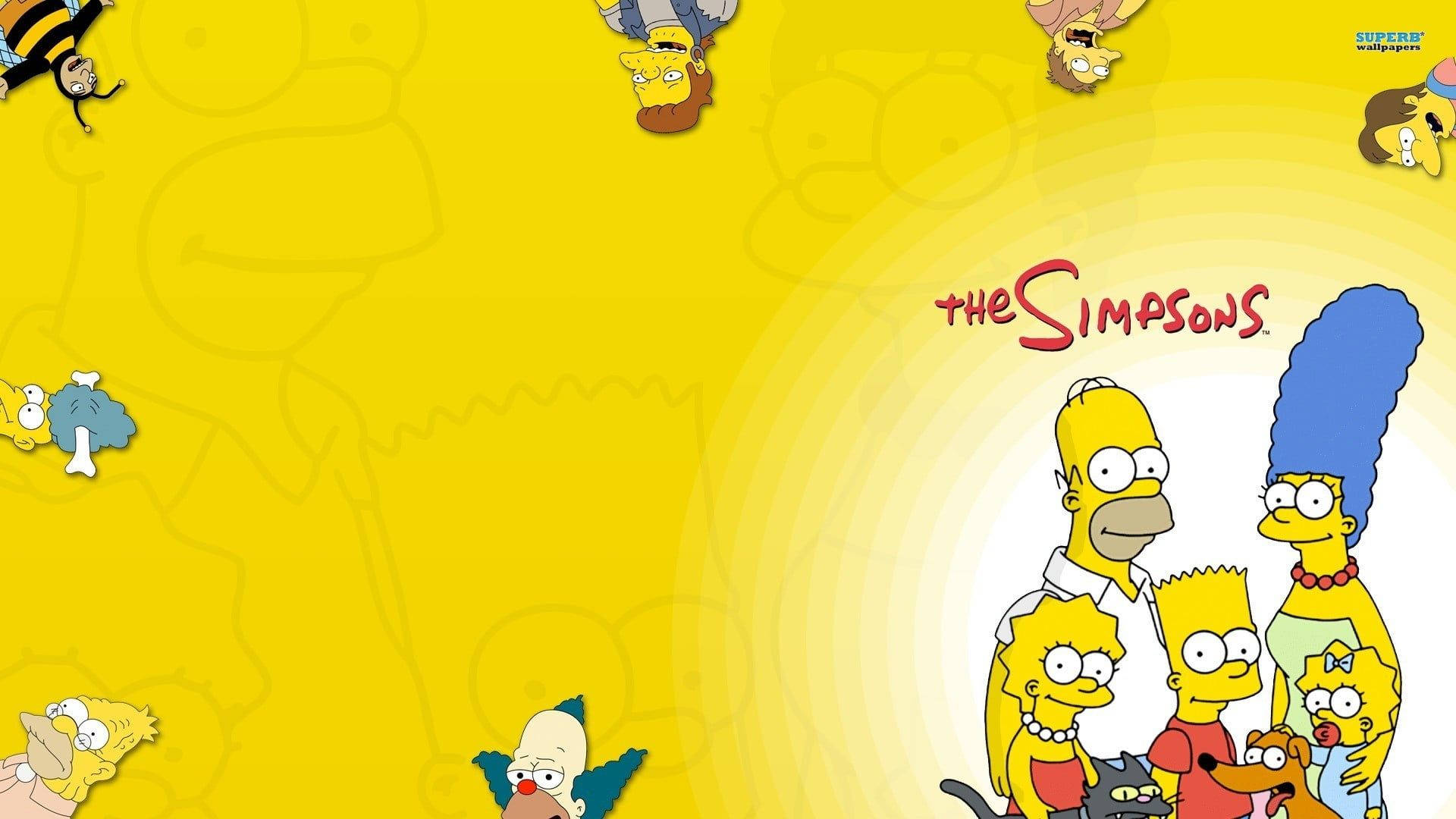 Marge Simpson Family Background Wallpaper