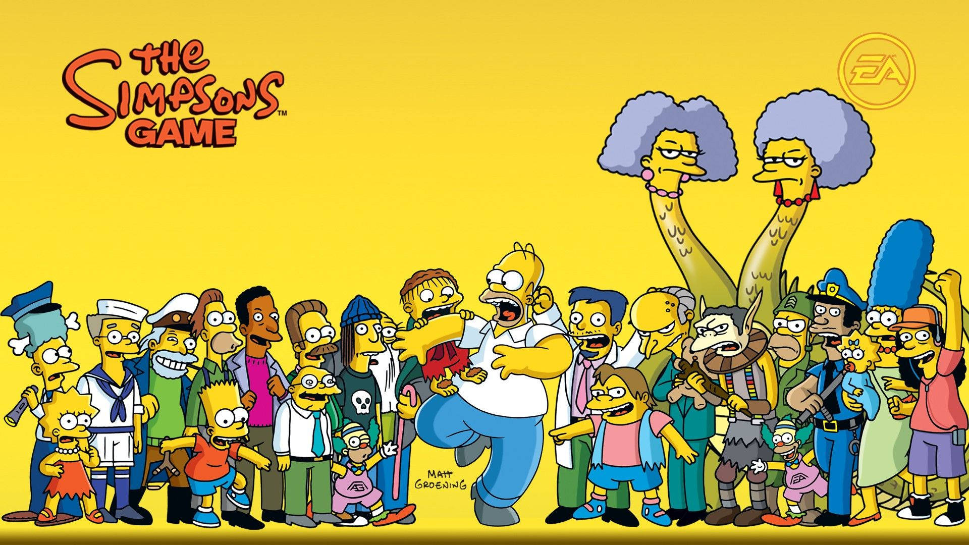 Marge Simpsons The Simpsons Game Wallpaper