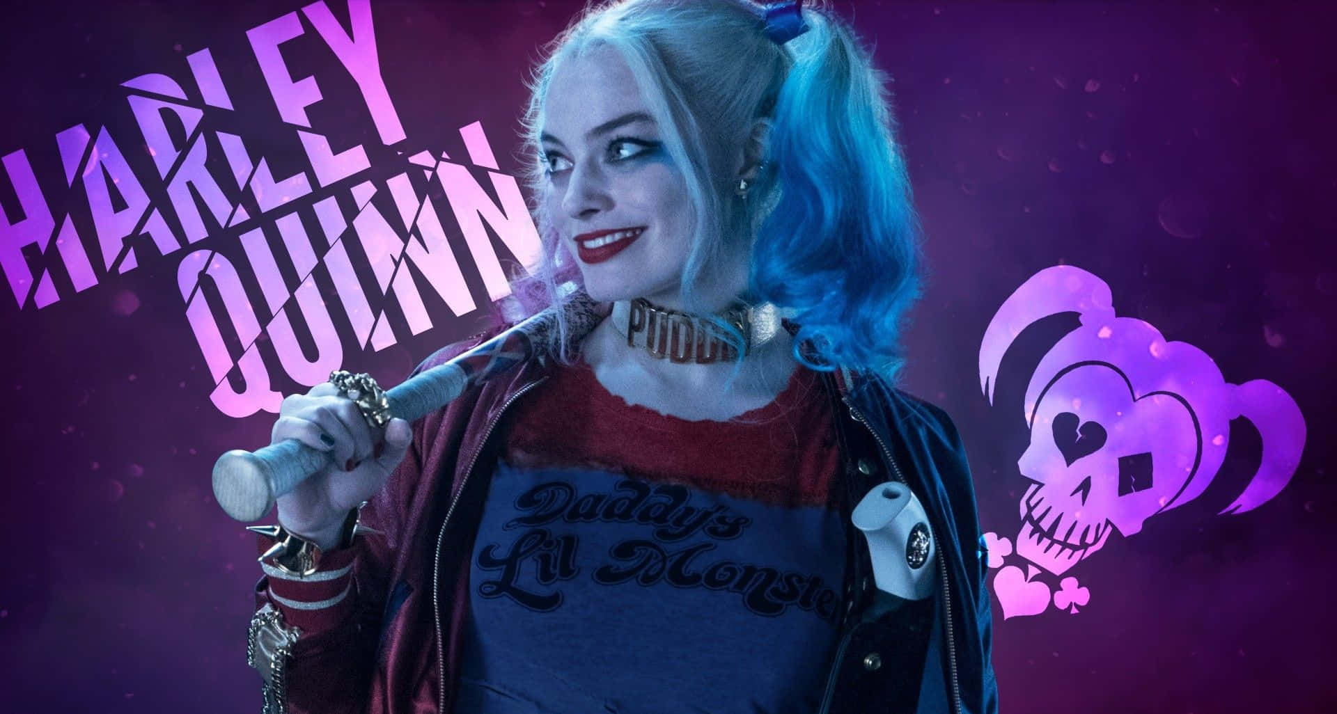 Artemorado De Margot Robbie Como Harley Quinn Fondo de pantalla