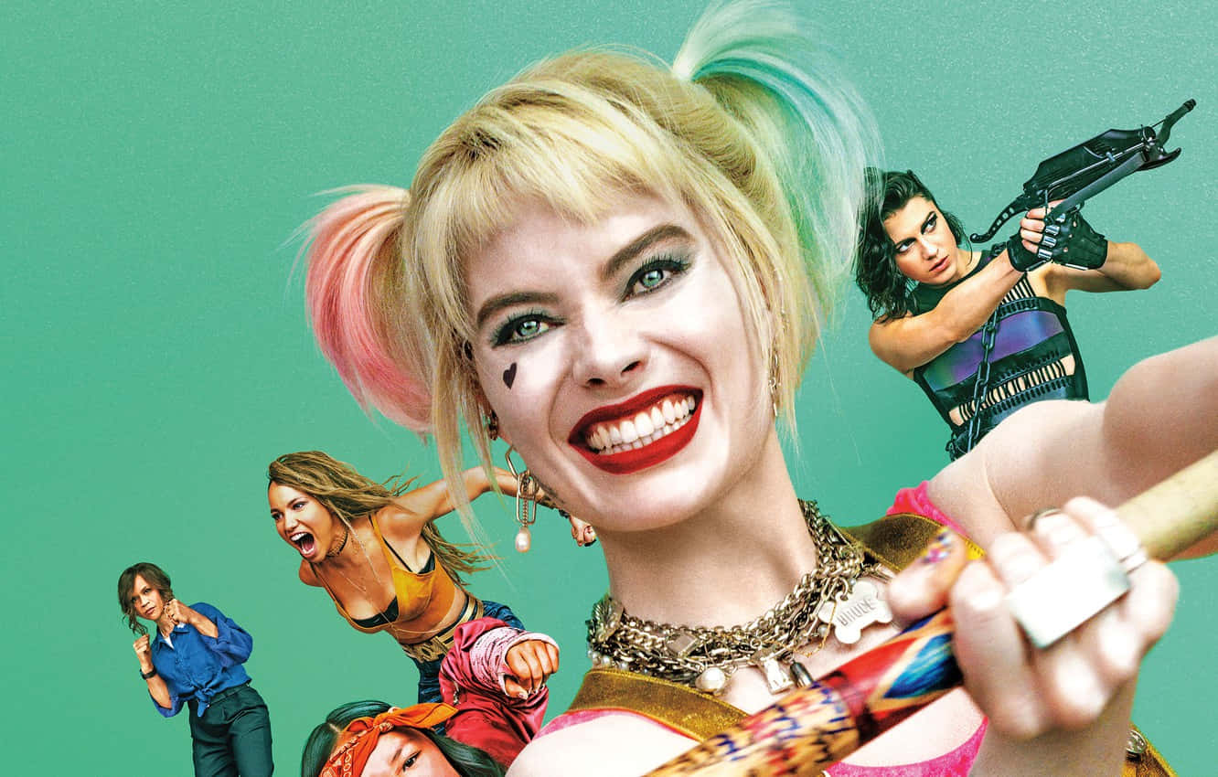 Margotrobbie Som Harley Quinn I Suicide Squad. Wallpaper