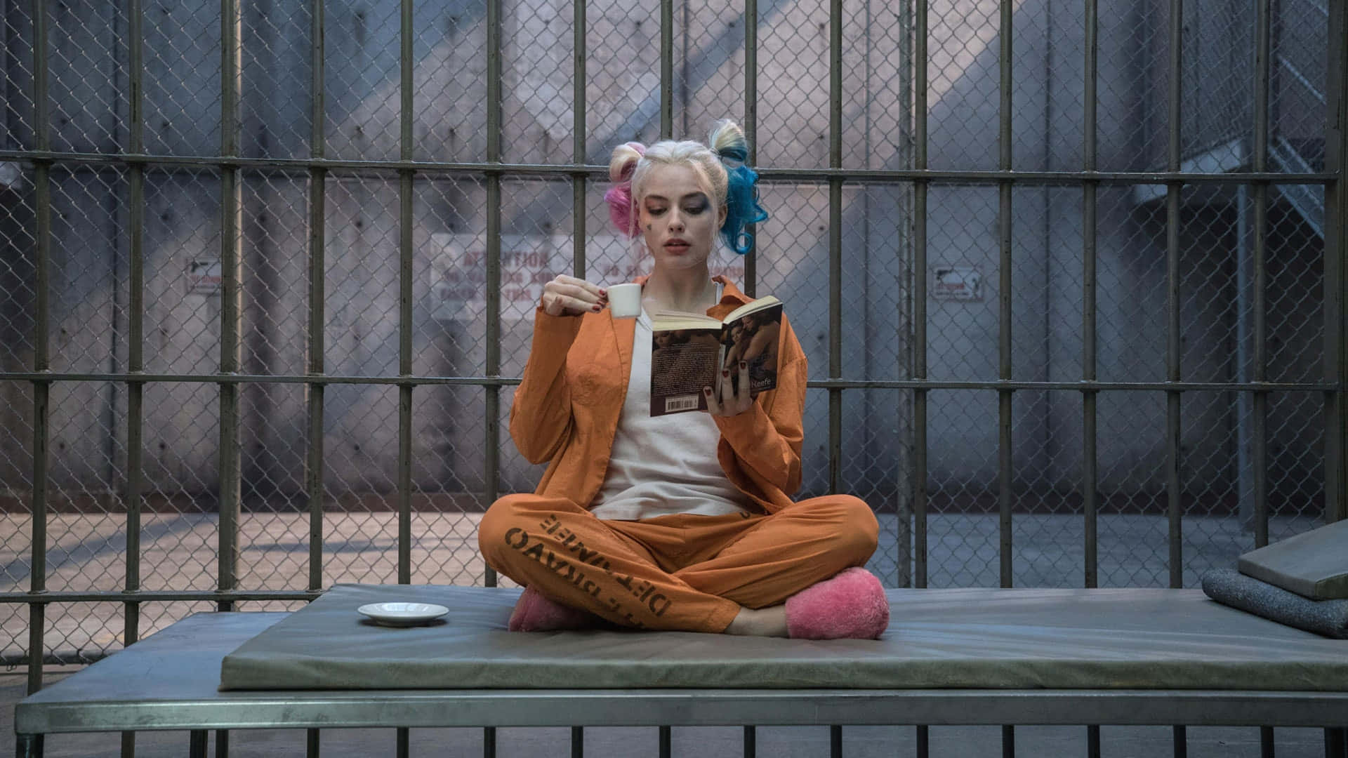 Margotrobbie Als Harley Quinn In Einer All-female-adaption Von Suicide Squad Wallpaper
