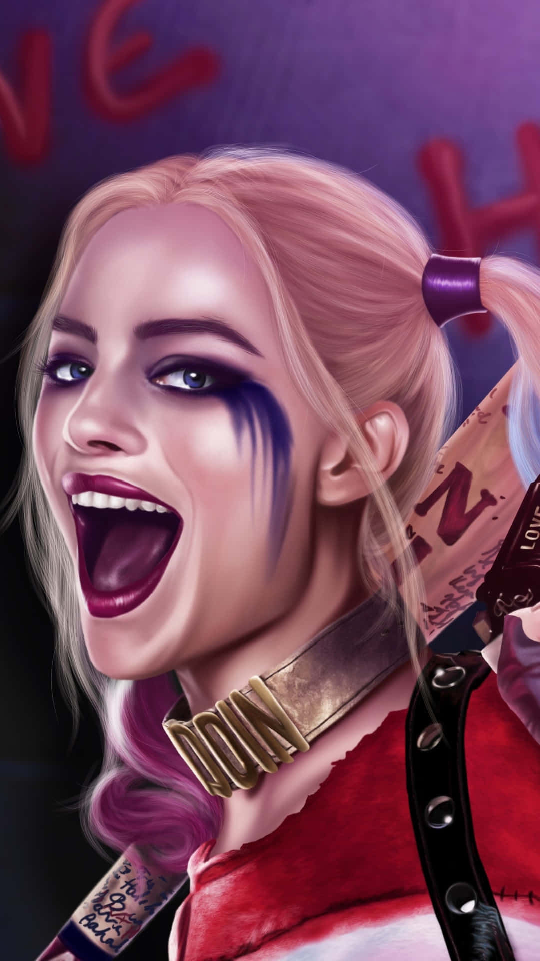 Margotrobbie Als Harley Quinn Wallpaper