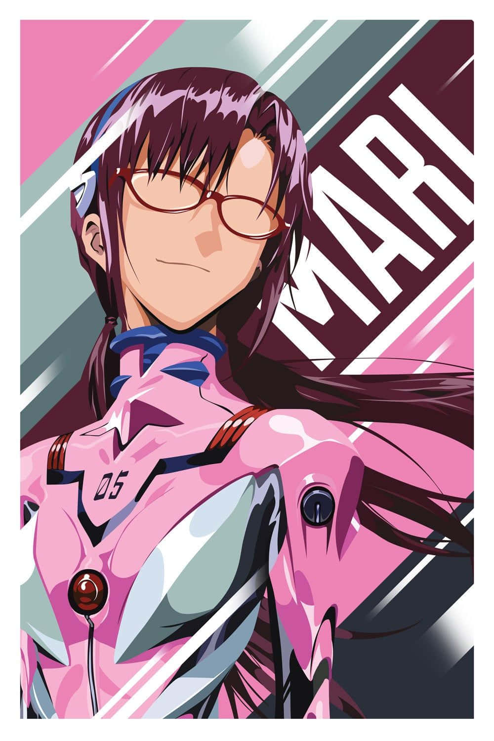 Mari Illustrious Makinami in action Wallpaper