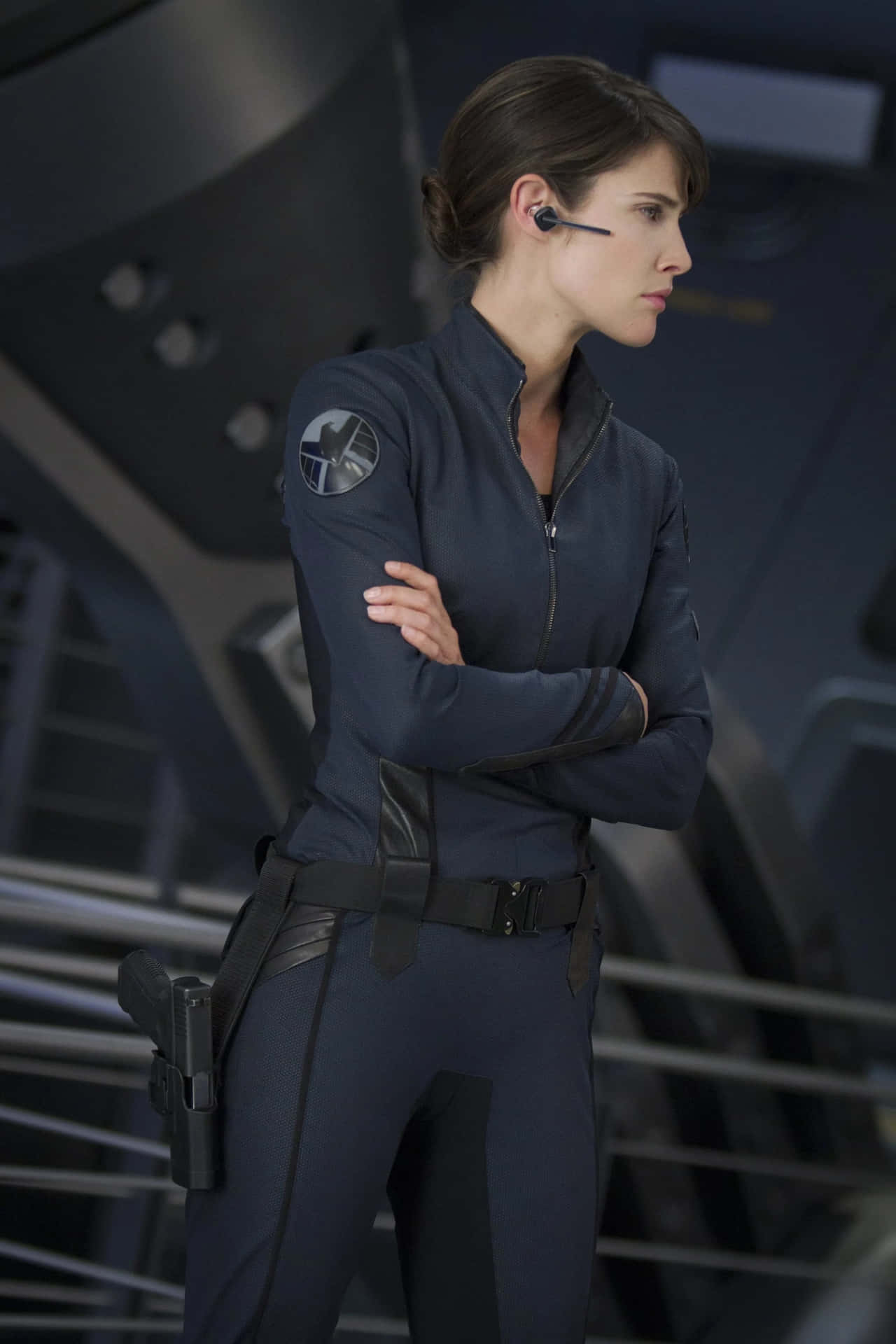 Maria Hill Helps to Keep the Universe Safe Wallpaper