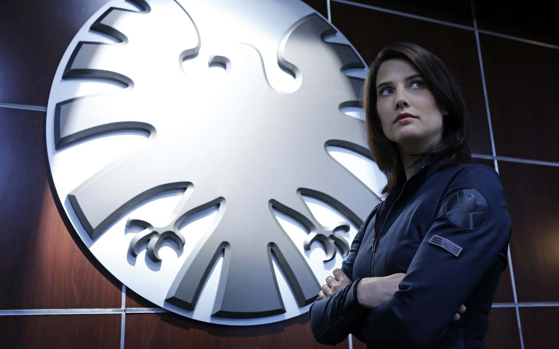 Maria Hill, stoic leader of The Avengers Initiative Wallpaper