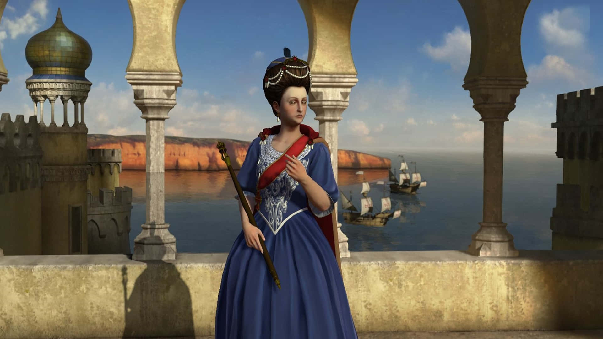 Maria I In 4k Civilization V Background