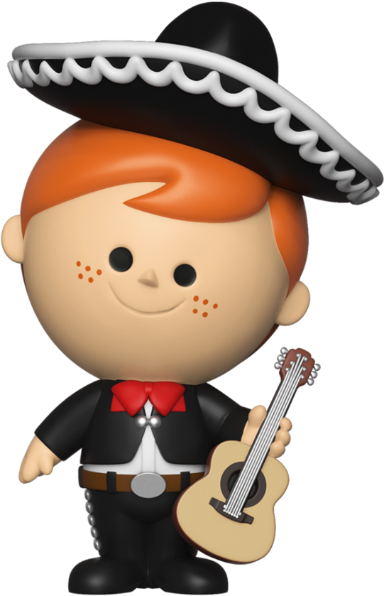 Download Mariachi Animated Character With Guitar.png | Wallpapers.com