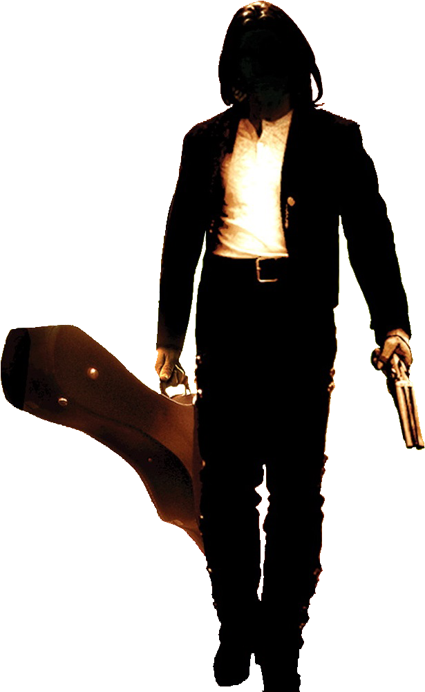 Mariachi Guitar Case Gunslinger PNG