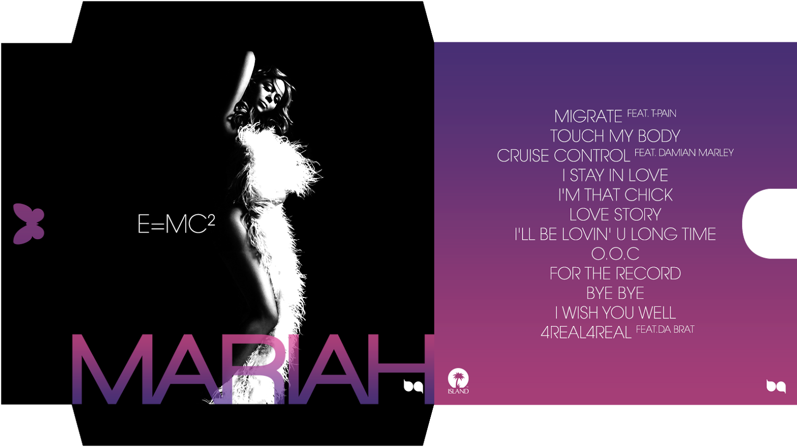 Mariah E= M C2 Album Cover PNG