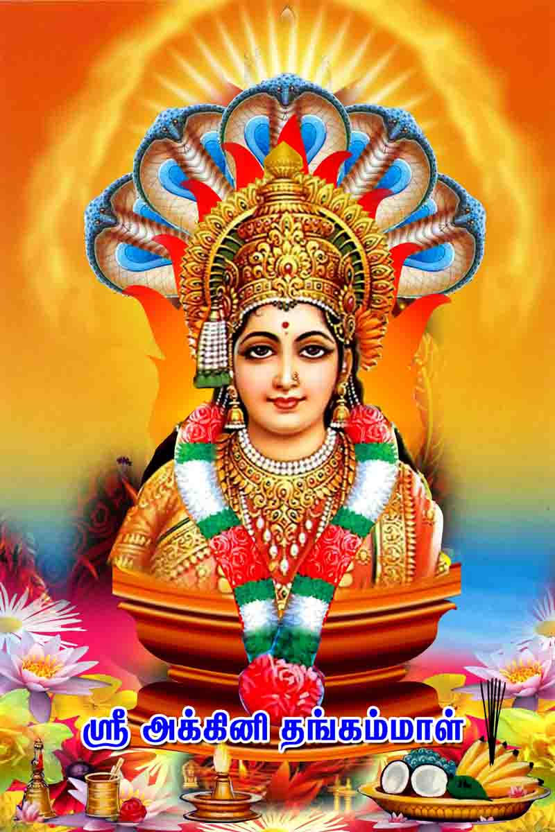 Mariamman Bust And Crown Wallpaper