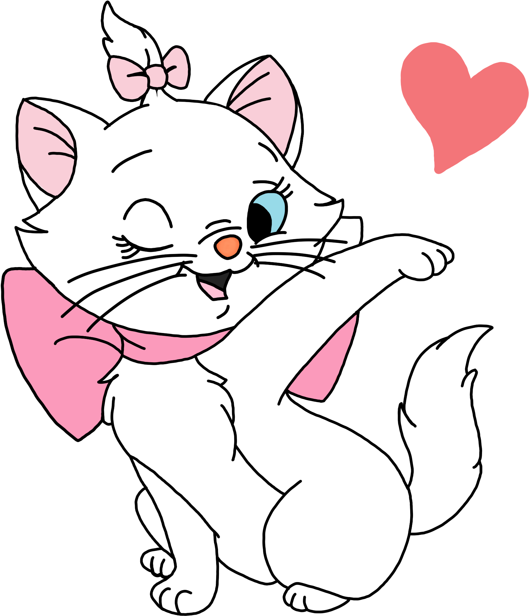 Mariethe Aristocatwith Heart PNG