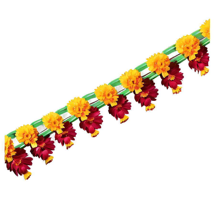 Marigold Festival Decor Png 20 PNG