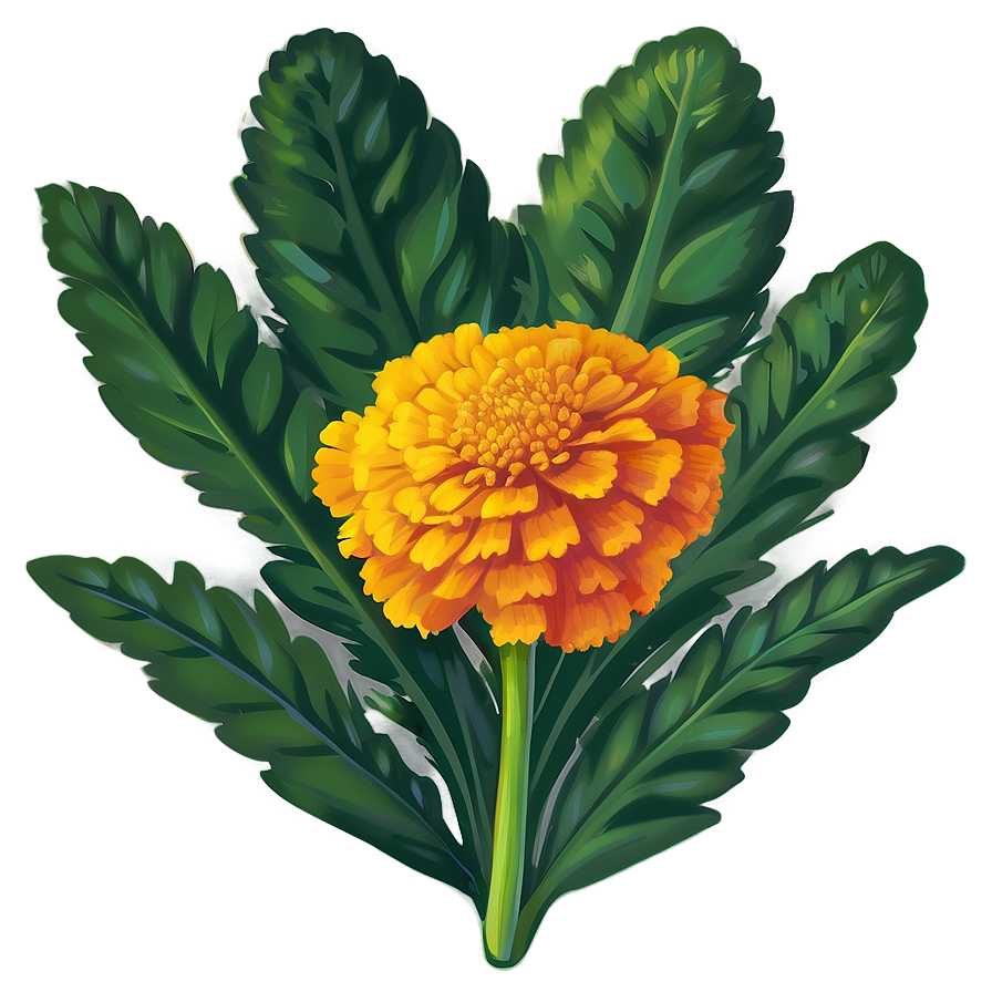 Marigold Seed Packet Png 06112024 PNG