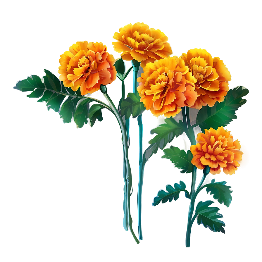 Marigolds For Day Of The Dead Png Chh45 PNG