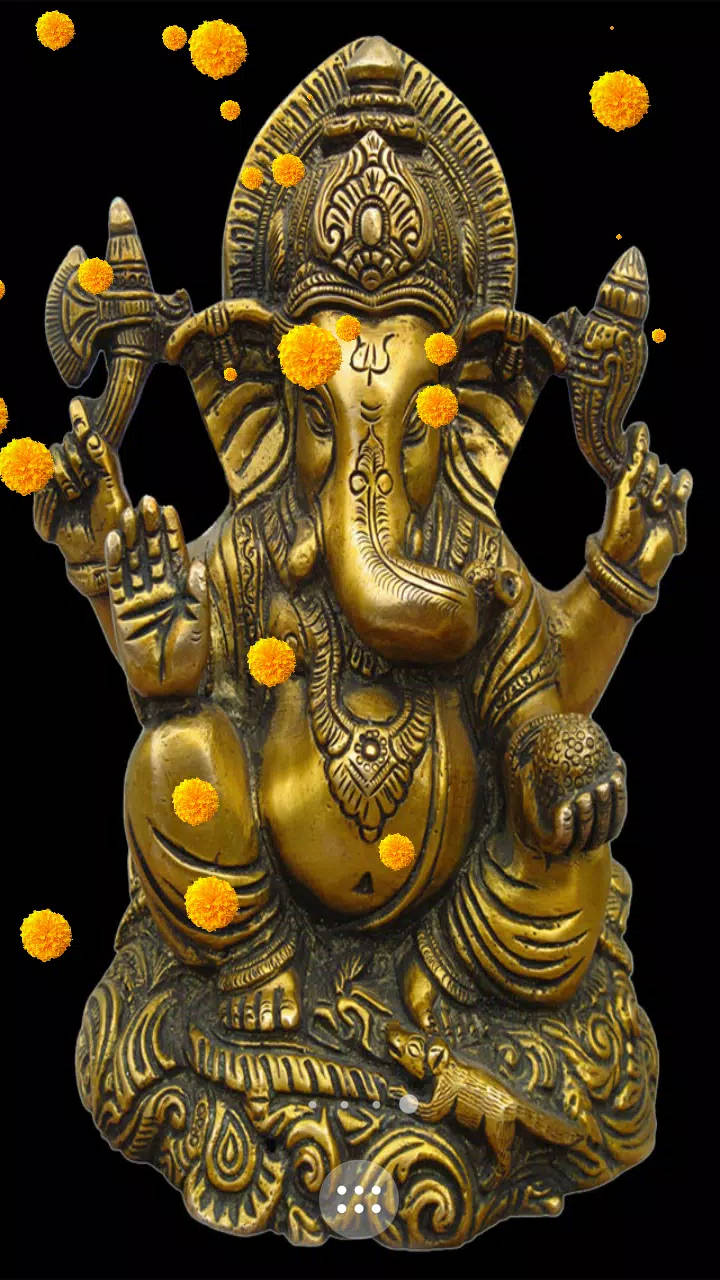 Download Marigolds For Ganesh Mobile Wallpaper 