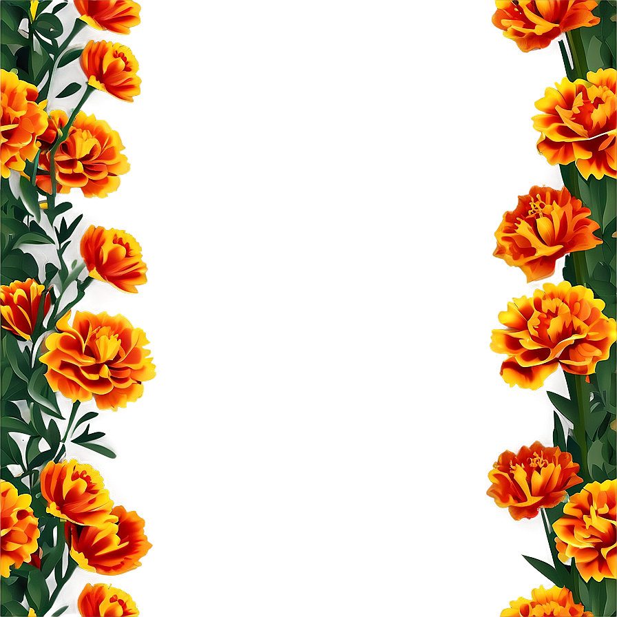 Marigolds Garland Png Kru PNG