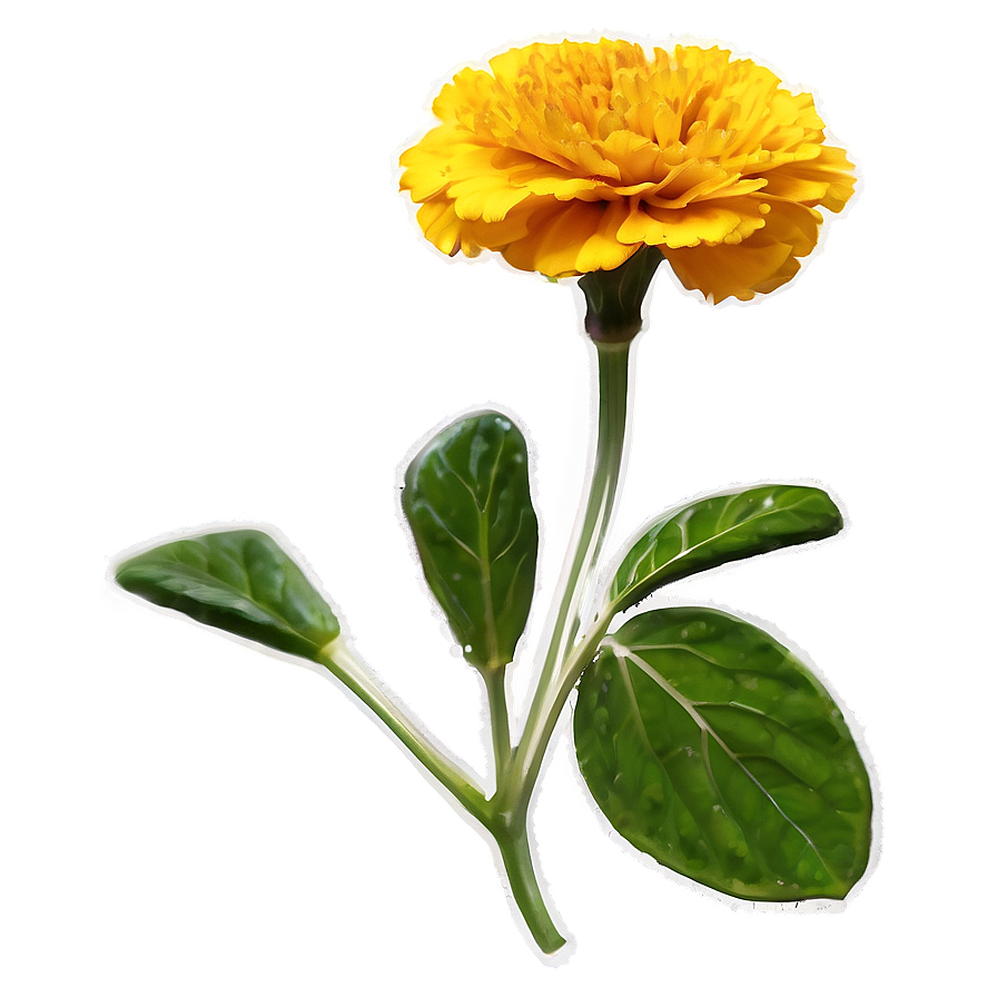 Marigolds With Dew Drops Png Iqq PNG