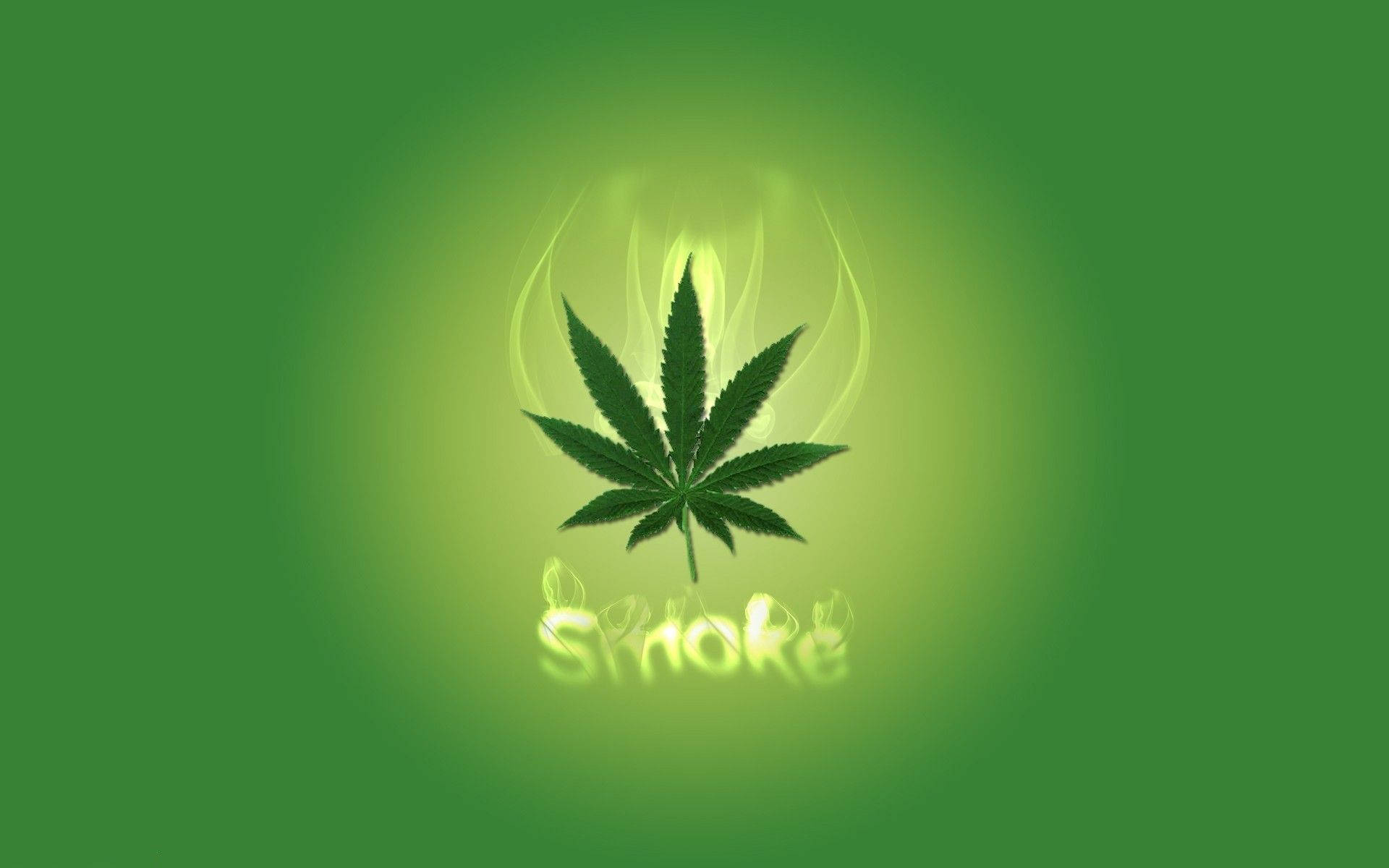 Marijuana Graphic Art Wallpaper
