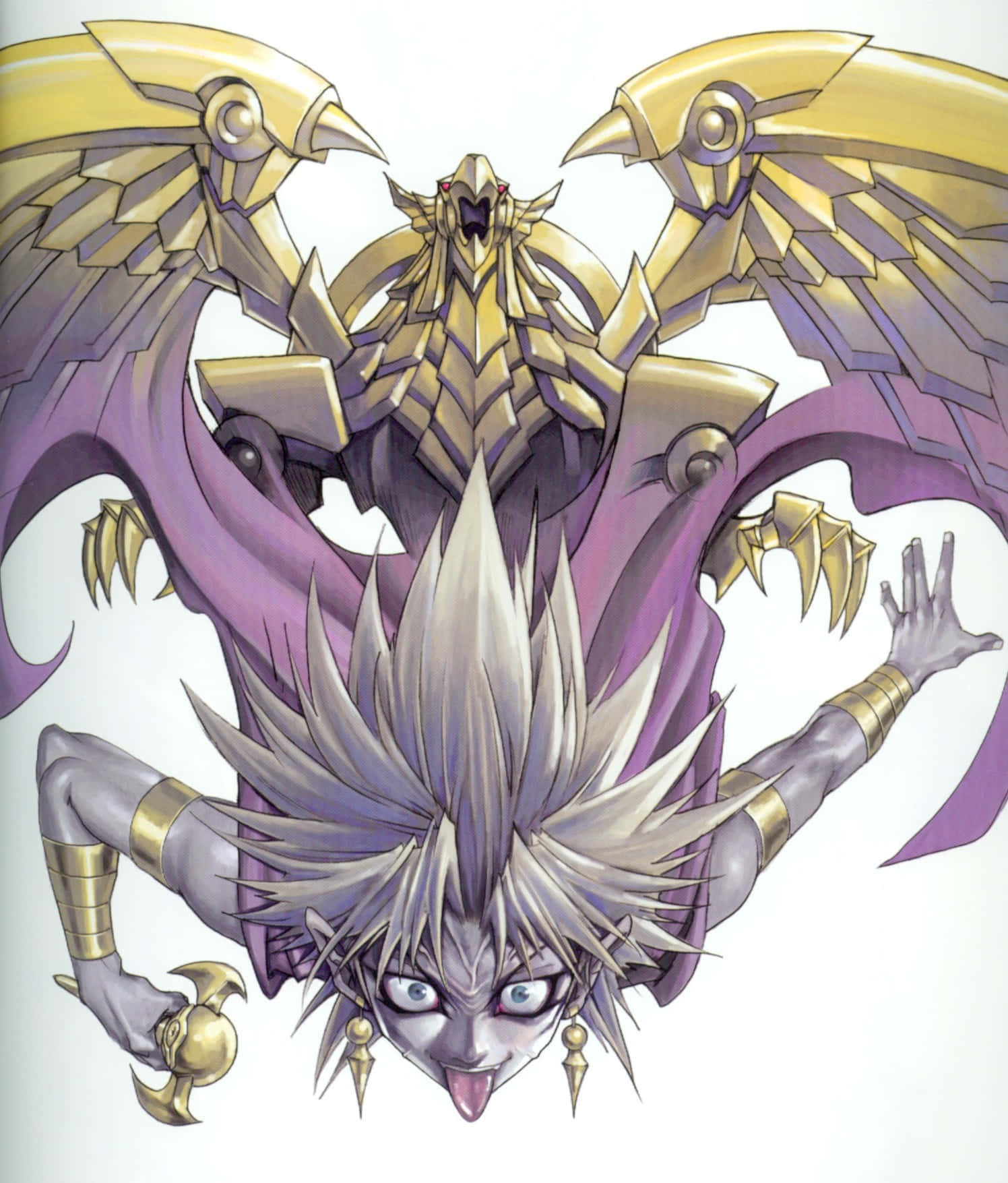 Marik Ishtar standing confidently with arms crossed Wallpaper