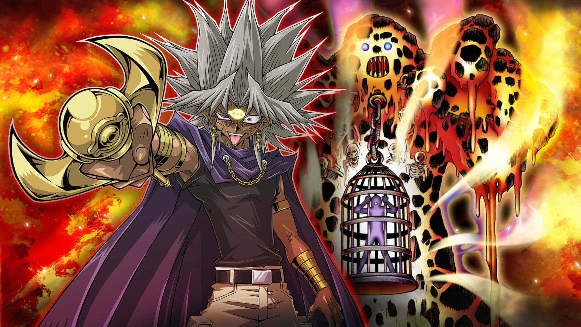 Marik Ishtar - The Cunning and Powerful Antagonist Wallpaper