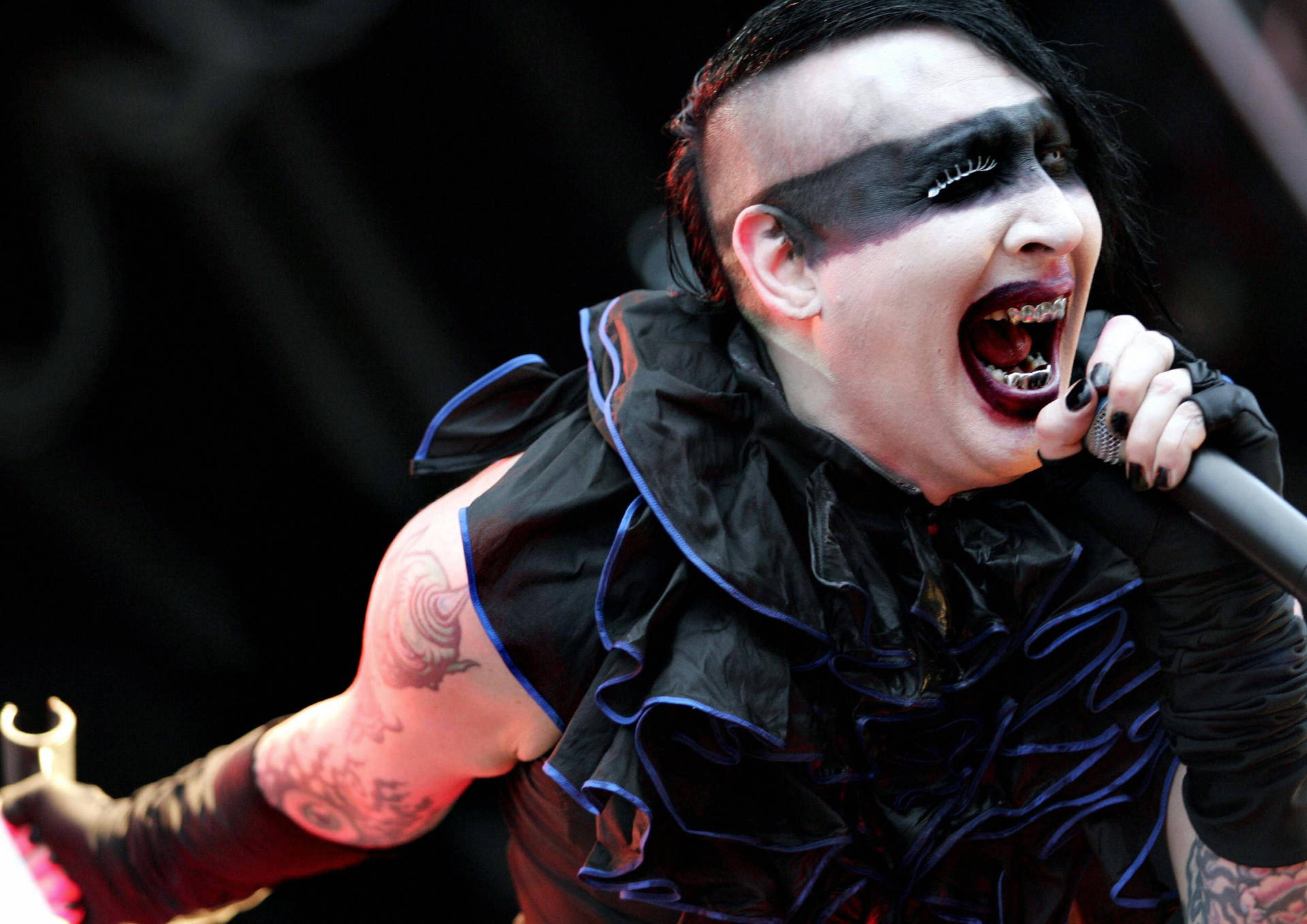 Unaimagen Icónica - Marilyn Manson Fondo de pantalla