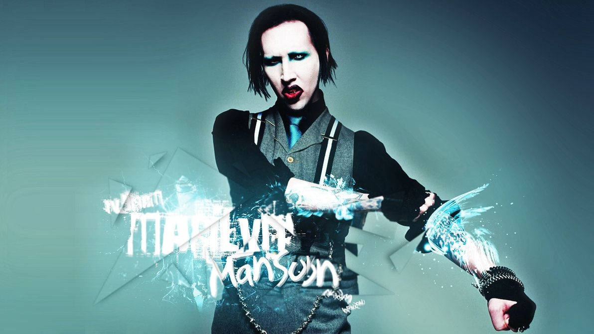 Marilyn Manson American Rock Icon Wallpaper