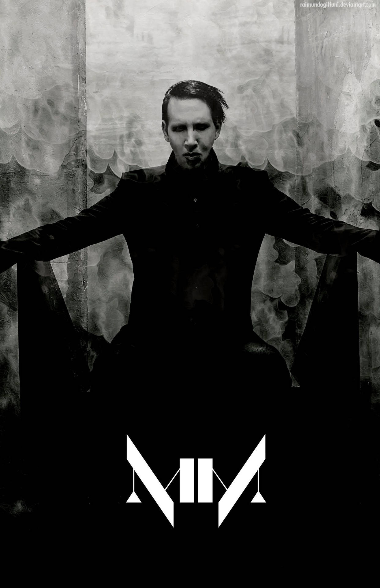 "Marilyn Manson in concert" Wallpaper