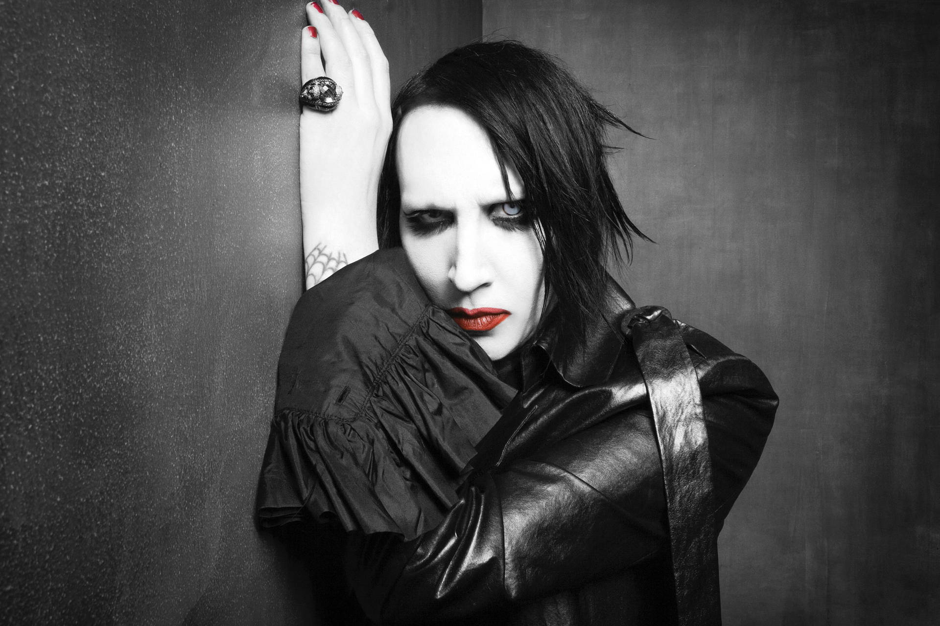 Marilyn Manson Gothic Rock Musician Wallpaper