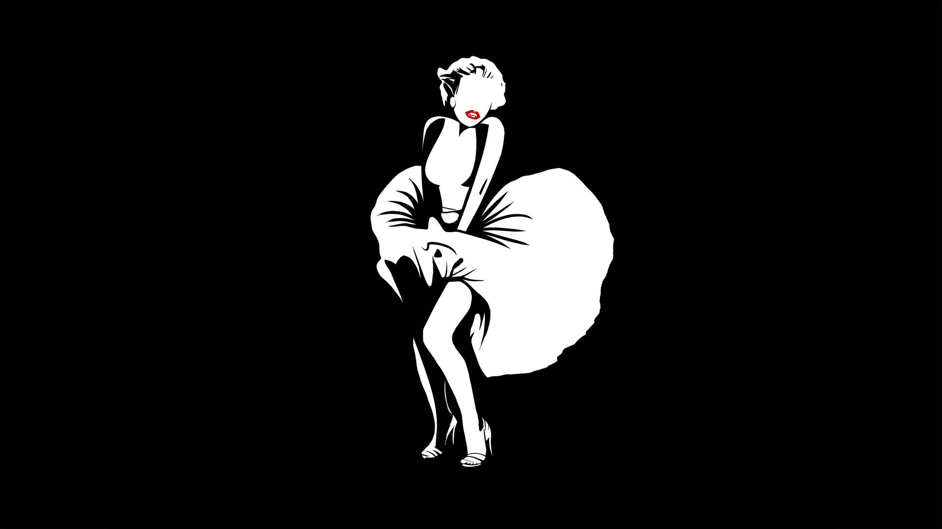 Marilyn Monroe Dress Dance Wallpaper