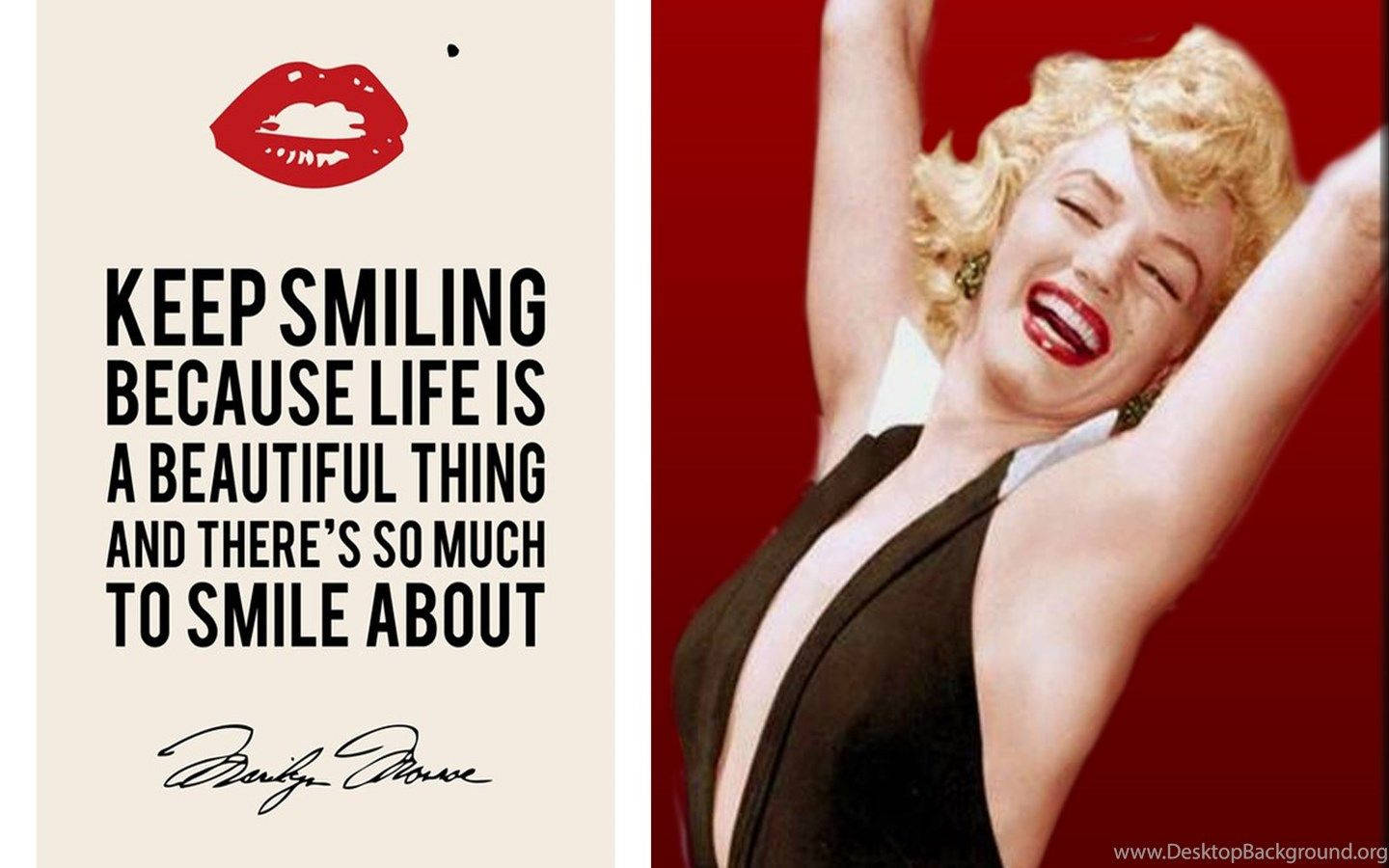 Marilyn Monroe Famous Quote Wallpaper