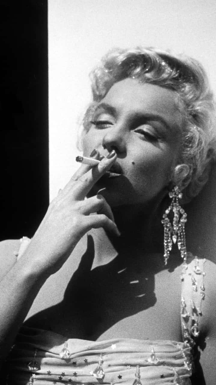Inspirierenderiphone-hintergrund Mit Marilyn Monroe Wallpaper