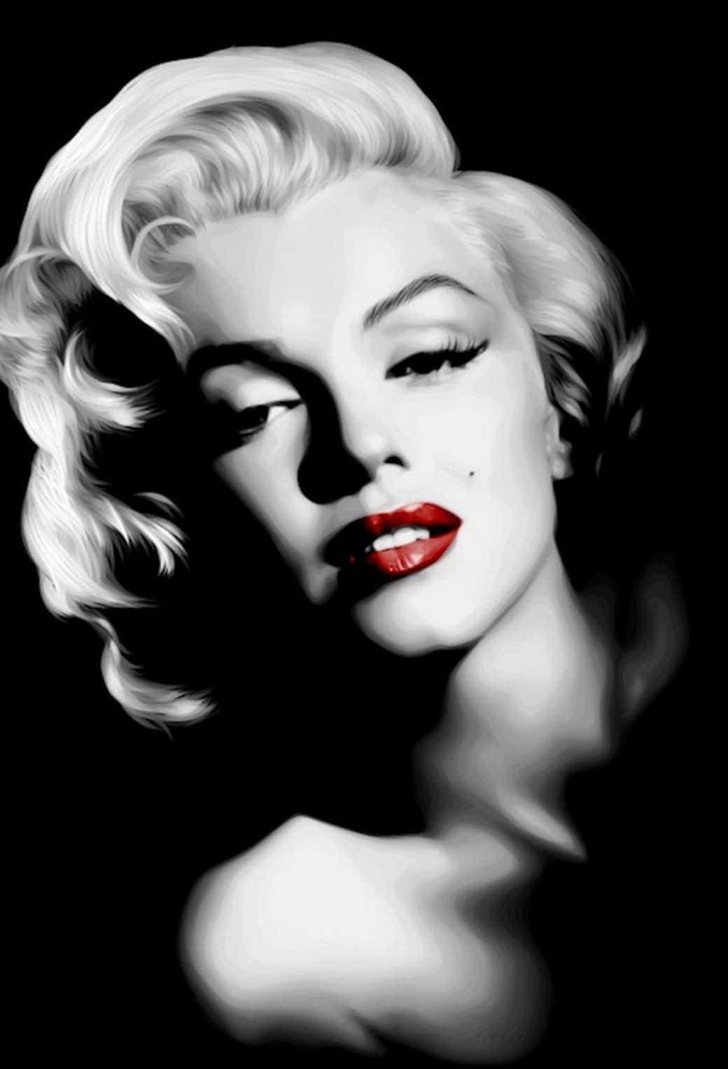 A Marilyn Monroe themed Iphone Wallpaper