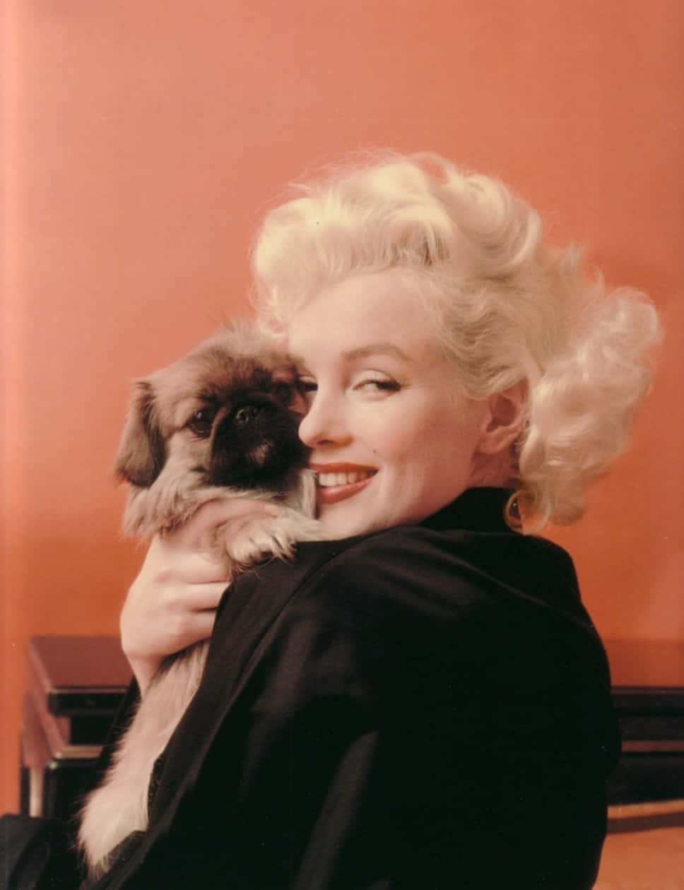 Marilyn Monroe smiles for the camera