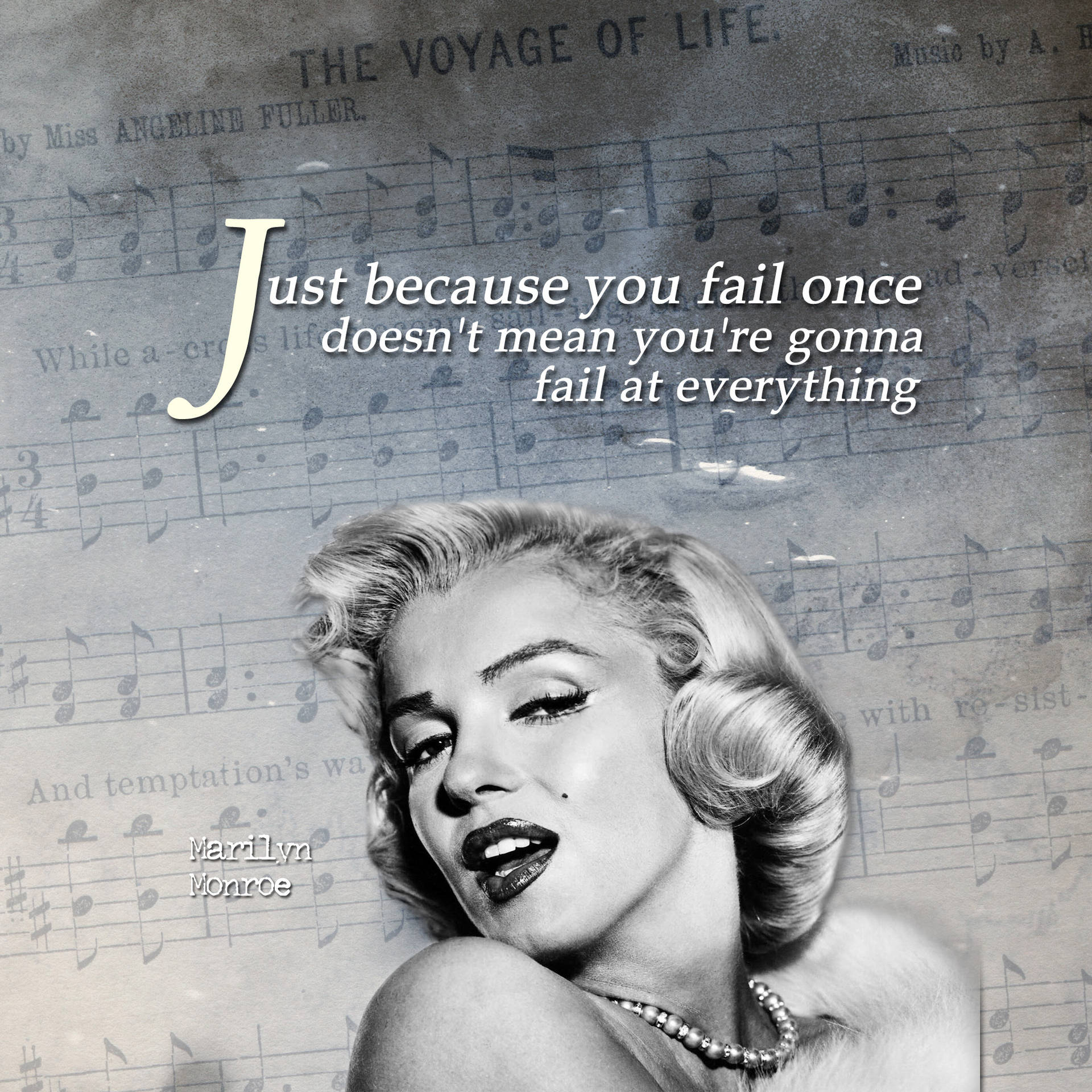 Marilyn Monroe Quotes About Failure Wallpaper