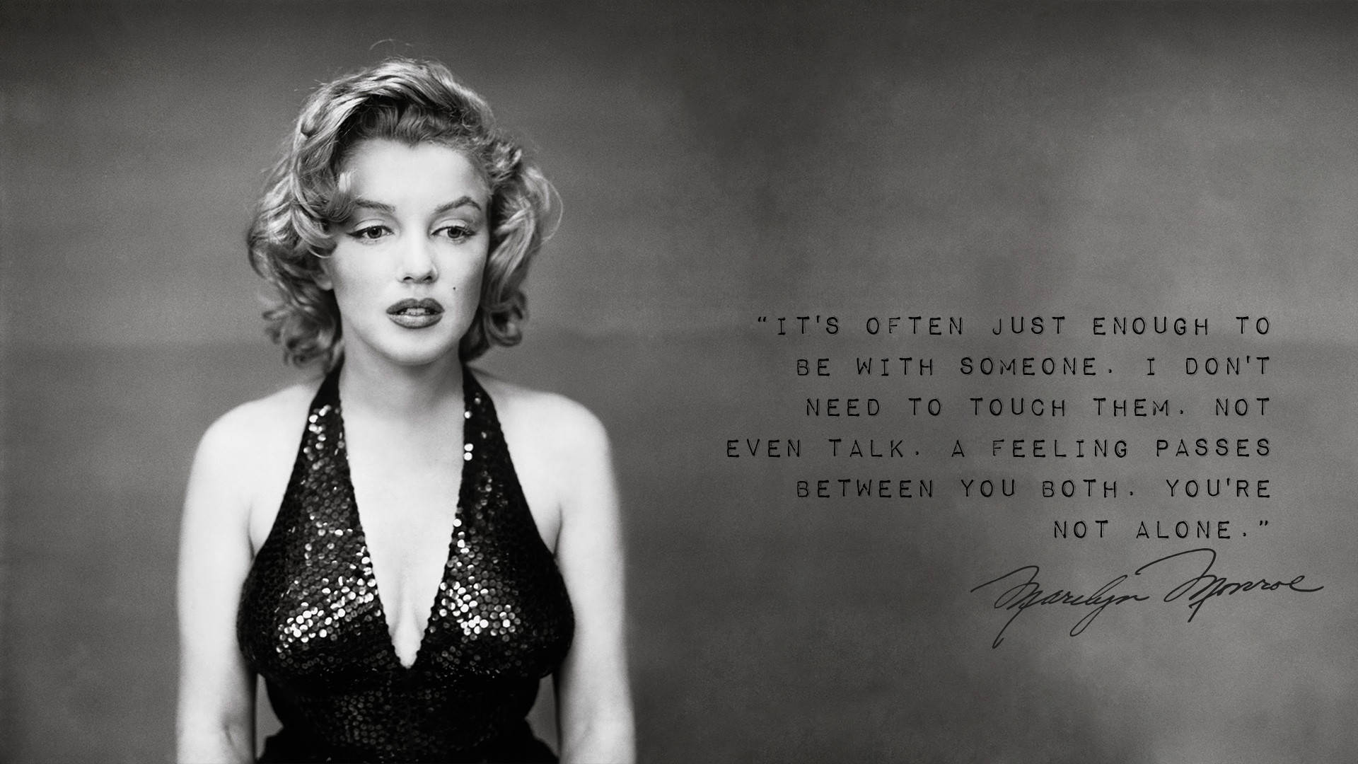 Marilyn Monroe Quotes Romantic Wallpaper